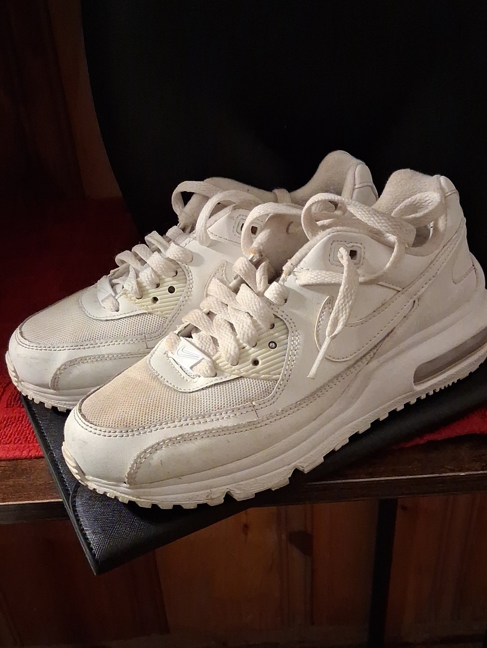 Nike Men's White/Off-White Athletic Sneakers